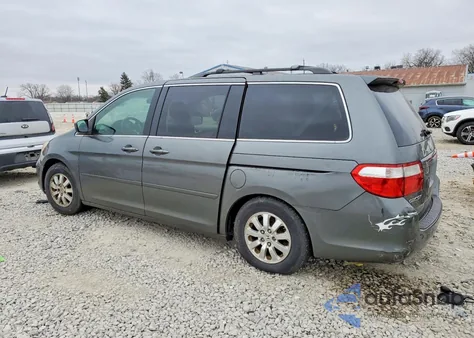 2007 Honda Odyssey Ex z USA, uszkodzony, nr VIN 5FNRL38457B429184